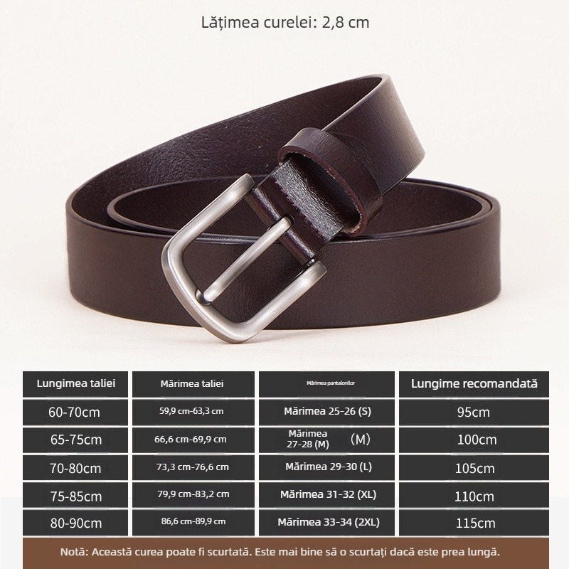 Curea femeii din piele naturală, asortată, retro, cu buclă decorativă, casual, pantaloni, blugi, curea femeii