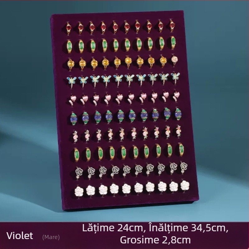 Moda Creative rama foto inel afișare stand pliabil suport flanelă bijuterii depozitare rack recuzită