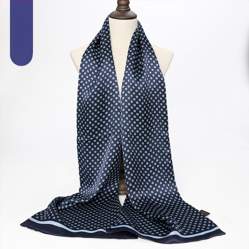 Eșarfă lungă din mătase pură de dud pentru bărbați Hangzhou, eșarfă, eșarfă en-gros, eșarfă de mătase profesională cu strat dublu