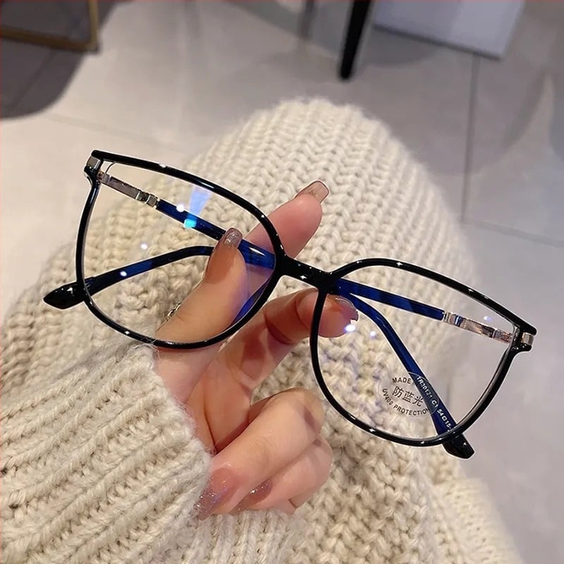 Ochelari de citit anti-lumină albastră cu ramă intermitentă cu diamant, ochelari de soare cu ramă mare pentru femei, ochelari de soare cu design floral, pentru slăbire