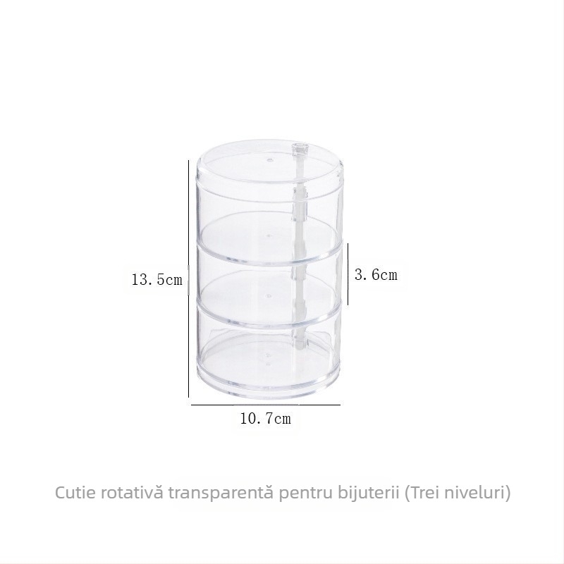 Suport de afișare rotativ drăguț cu jaluzele, cutie de afișare transparentă cu bule acrilice, cutie de afișare Mart, blocuri de construcție, dulap de depozitare realizat manual