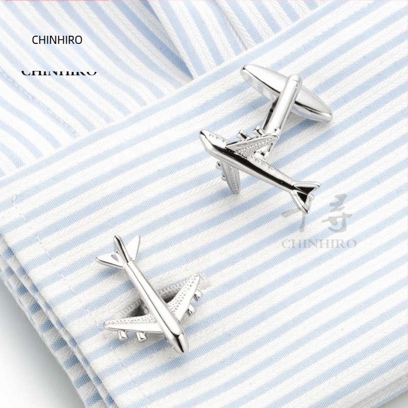 Butoni personalizați pentru bărbați, în formă de aeronavă, butoni de cămașă francezi de înaltă calitate, pentru femei, cu nasturi simpli personalizați