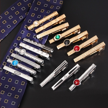 Cleme de cravată bărbătești de lux, cu design elegant, cu logo-ul logo-ului, personalizate în auriu și argintiu, pentru afaceri, la modă, de vânzare cu amănuntul