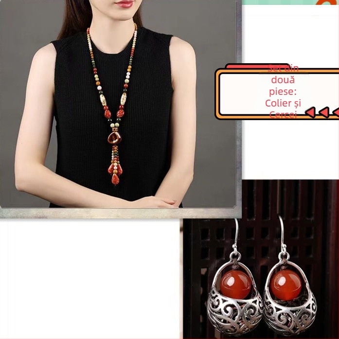 Stil chinezesc clasic original design lână lanț femei lung all-match pandantiv colier de primăvară și toamnă fierbinte vânzare bijuterii noi agățat ornamente