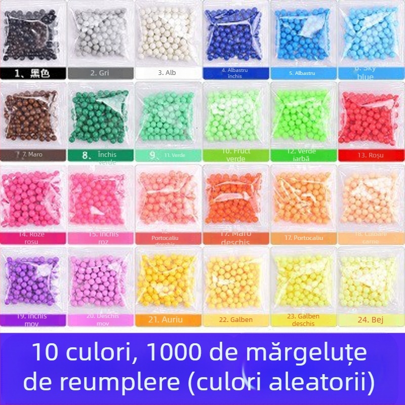 Mărgele magice cu ceață de apă, jucării cu mărgele lipicioase cu apă, potrivite pentru băieți și fete, jucării educaționale creative lucrate manual, DIY