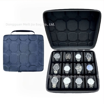 Producători în stoc cutie nouă de depozitare pentru ceasuri de 12 biți, cutie de colecție pentru ceasuri de înaltă calitate, geantă pentru ceasuri, cutie de ceas Eva