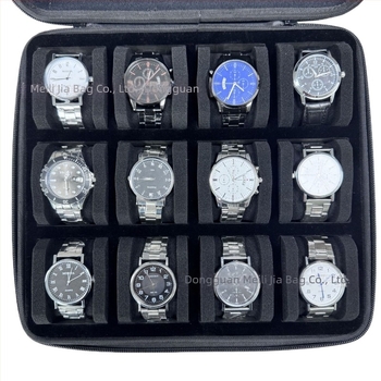 Producători în stoc cutie nouă de depozitare pentru ceasuri de 12 biți, cutie de colecție pentru ceasuri de înaltă calitate, geantă pentru ceasuri, cutie de ceas Eva