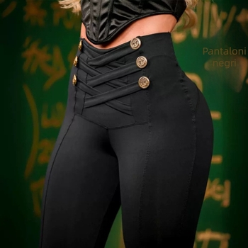 Pantaloni strâmți cu nasturi și bretele roz încrucișate, Amazon, export european și american 2023