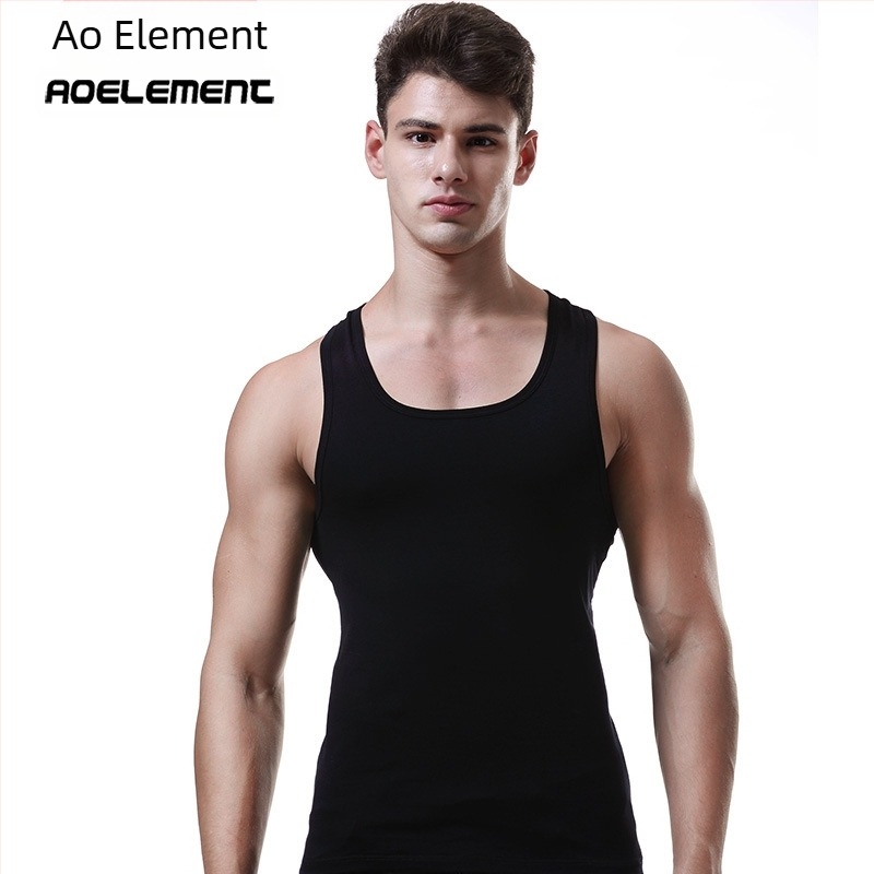 Vestă de vară pentru bărbați, en-gros, cămașă sport pentru agrement, cu guler rotund, în formă de I, producători, vestă de fitness, en-gros