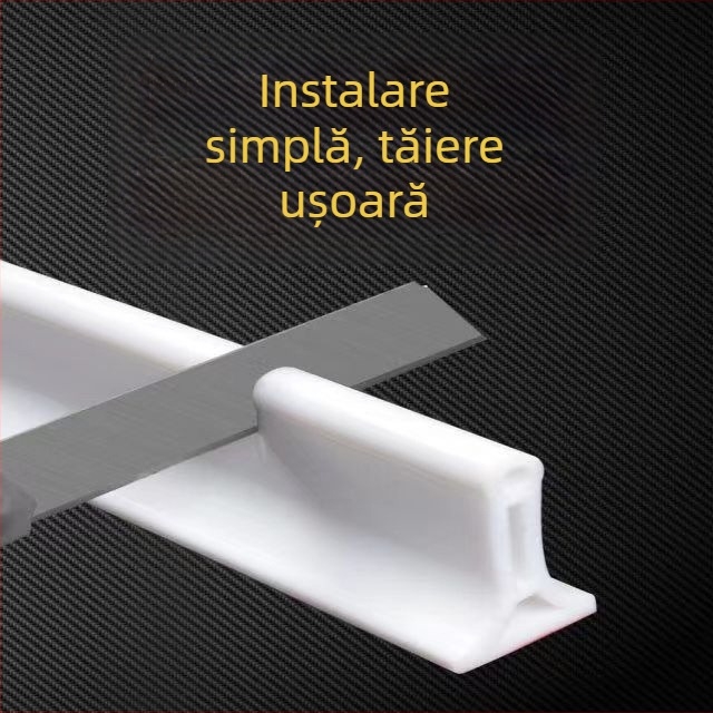 Bandă flexibilă din silicon pentru baie, bandă magnetică impermeabilă pentru duș, blochează apa și este rezistentă la ploaie