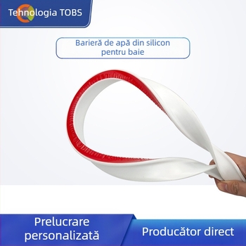 Barieră de apă pentru baie, toaletă, duș, flexibil, uscat și umed, separare barieră de apă, bandă impermeabilă autoadezivă, barieră de apă