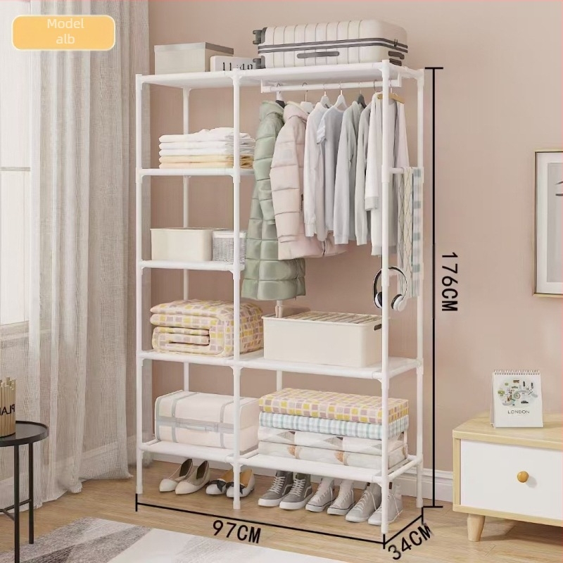 Explozii transfrontaliere, suport multifuncțional pentru haine, suport pentru dormitor, raft plătit, raft de depozitare simplu, suport pentru haine