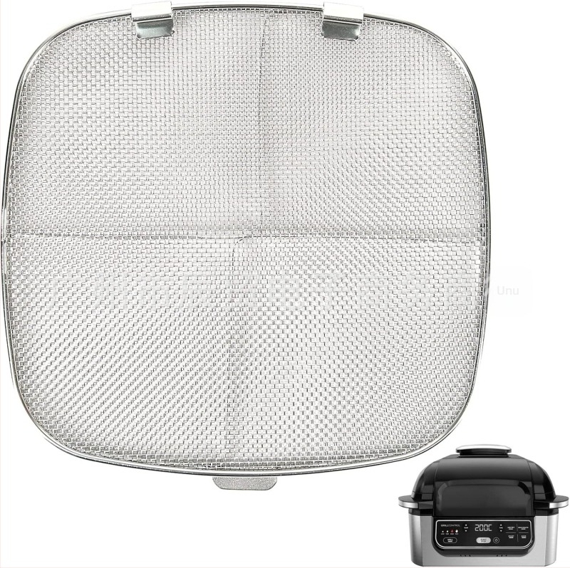 Potrivit pentru Ninja Foodi AG301 Air Fryer - Capac antistropi detașabil din oțel inoxidabil 304