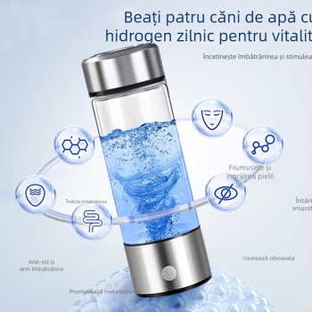 Cană de apă bogată în hidrogen direct din fabrică, cană de apă portabilă cu hidrogen, cană de apă SPE, tehnologie PEM, cană de apă cu hidrogen în stoc