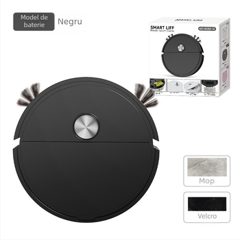 Mașină de măturat inteligentă, Aspirator de curățare, Robot de măturat automat, Electrocasnice mici, Mașină de spălat podele cadou, Măturat, Aspirat și Șters toate într-unul