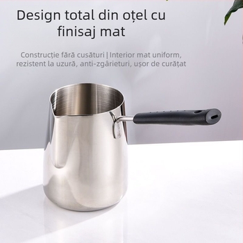 Oțel inoxidabil 304 Latte Art Cup cu mâner lapte spumă ceașcă lapte ceașcă mâner lung ceară ceașcă infuzie cafea ibric acasă