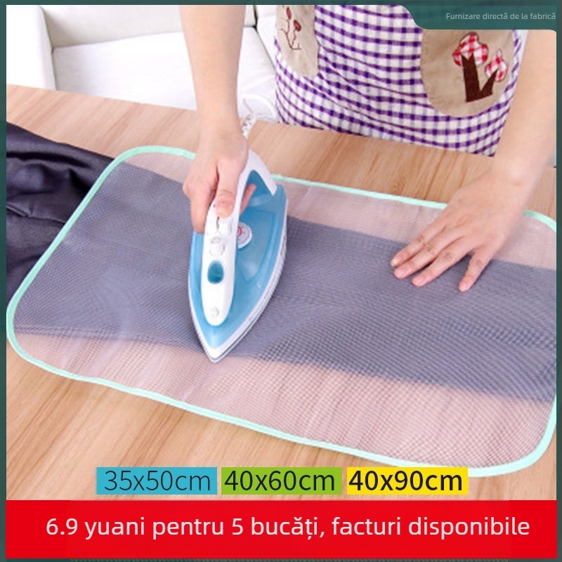 Plasă de călcat izolatoare termică, lavetă de călcat, lavetă de călcat îngroșată, plasă de izolație termică, haine fierbinți, plasă de izolație termică, plasă de protecție pentru îmbrăcăminte