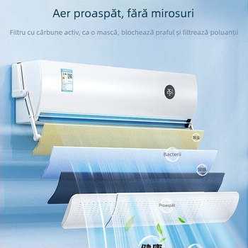 Parbriz pentru aer condiționat, deflector de evacuare a aerului anti-suflare directă, perdea de ghidare a vântului, parbriz universal Midea Gree