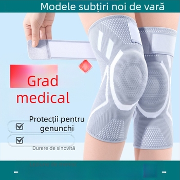 Genunchiere medicale, manșoane de protecție pentru menisc de calitate profesională, apărători de picioare pentru baschet, ciclism în aer liber, subțiri, respirabile și ușoare