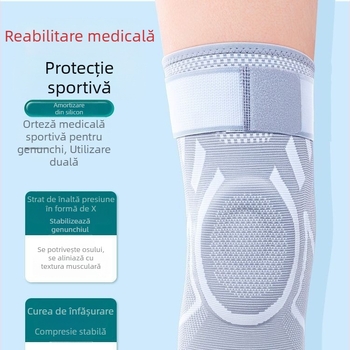 Genunchiere medicale, manșoane de protecție pentru menisc de calitate profesională, apărători de picioare pentru baschet, ciclism în aer liber, subțiri, respirabile și ușoare