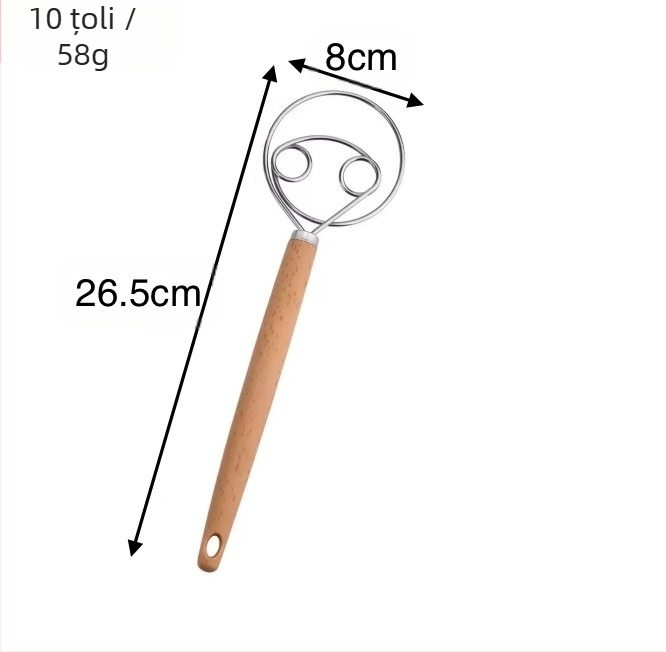 Mixer de aluat, blender de făină, bobină din oțel inoxidabil, mixer manual de aluat, bobină de aluat, mixer de aluat cu stick, artefact de mixer de aluat