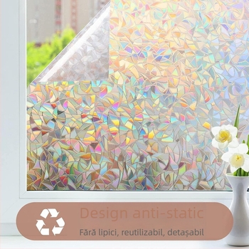 3D Laser protecție solară sticlă autocolant PVC sticlă american autocolant baie anti-peeping sticlă film electrostatic fereastră hârtie