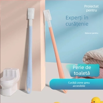 Curățarea periei de toaletă de uz casnic fără perie de toaletă aruncând costum de perie de toaletă de unică folosință cu unghi mort