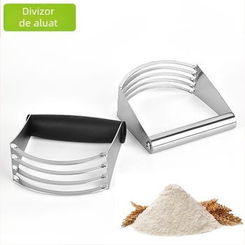 Pungi de tăiat pudră din oțel inoxidabil Amazon pentru tăiat cremă, mixer de ulei Sji Scone, presă pentru tăiței, tăiat unt