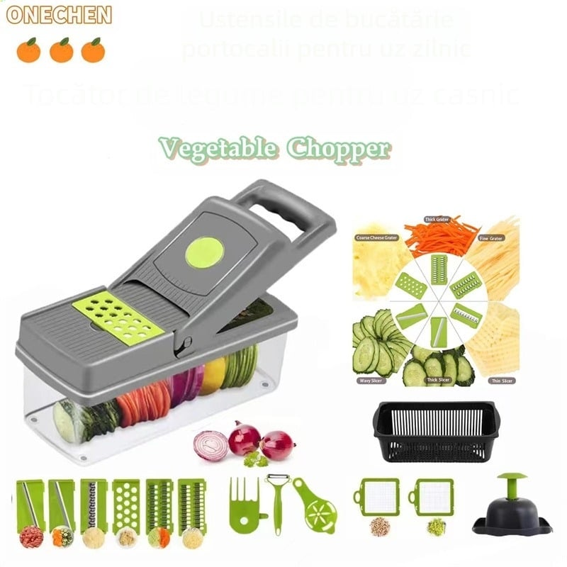 Răzătoare multifuncțională pentru tocat cartofi, răzătoare pentru salată, tăietor de legume, răzătoare manuală