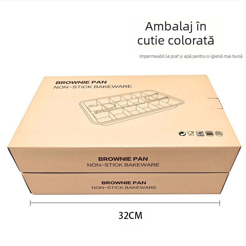 În stoc, 18 forme de copt pâine cu fund solid pătrat antiaderent, alb, matriță pentru tort, instrumente de copt, tavă Brownie