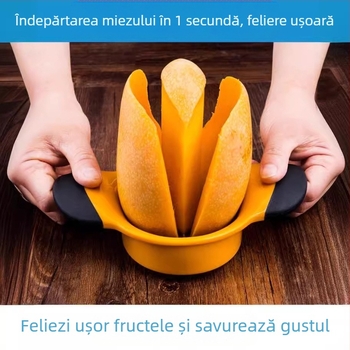 Despicător de mango din oțel inoxidabil multifuncțional pentru tăierea fructelor, instrument de despicare a merelor, gadgeturi de bucătărie