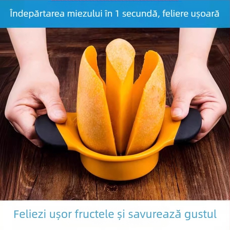 Despicător de mango din oțel inoxidabil multifuncțional pentru tăierea fructelor, instrument de despicare a merelor, gadgeturi de bucătărie