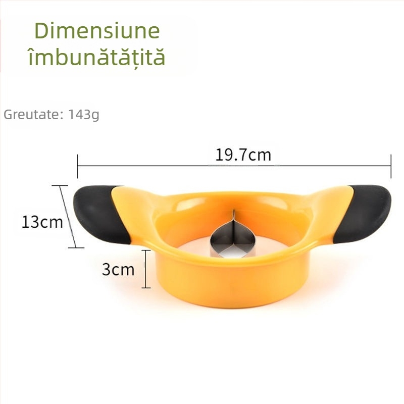 Despicător de mango din oțel inoxidabil multifuncțional pentru tăierea fructelor, instrument de despicare a merelor, gadgeturi de bucătărie