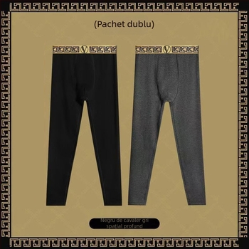 Pantaloni de toamnă/iarnă noi pentru bărbați, din catifea germană, căptușiți cu fleece, pantaloni calzi îngroșați, slim fit, rezistenți la frig, pantaloni din bumbac, en-gros