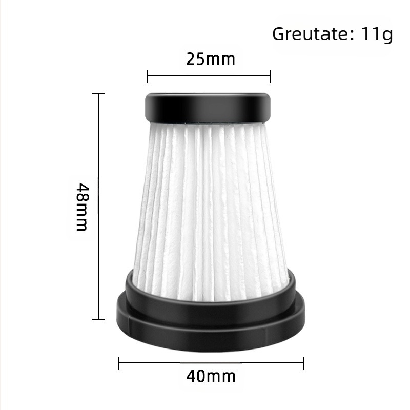 Potrivit pentru aspiratorul wireless MOOSOO K12/K12 pro/K13, accesorii, element filtrant Haipa HEPA
