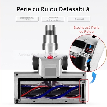 Potrivit pentru accesoriile aspiratorului Dyson, perie de podea, cap de perie, cap de aspirație electric V7V8V10V11