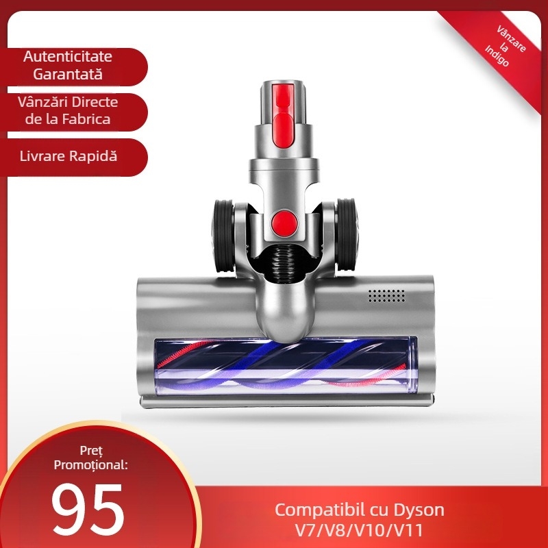 Potrivit pentru accesoriile aspiratorului Dyson, perie de podea, cap de perie, cap de aspirație electric V7V8V10V11