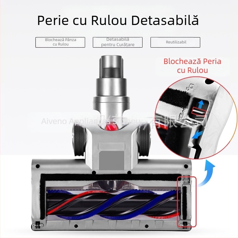 Potrivit pentru accesoriile aspiratorului Dyson, perie de podea, cap de perie, cap de aspirație electric V7V8V10V11