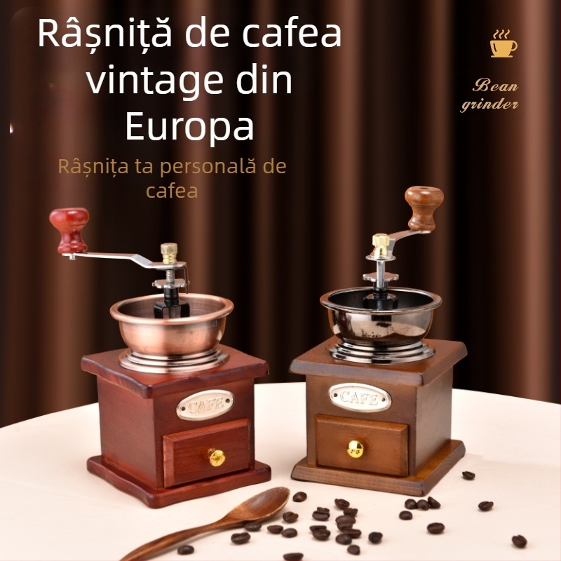 Râșniță de cafea manuală transfrontalieră, mini râșniță retro pentru râșniță de cafea, ornamente de cafea fierbinți