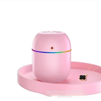 Umidificator de aer mic mini volum mare de ceață dormitor cadou de ziua de naștere umidificator cu picătură de apă pentru femei aparat de aromaterapie utilizare pe noptieră