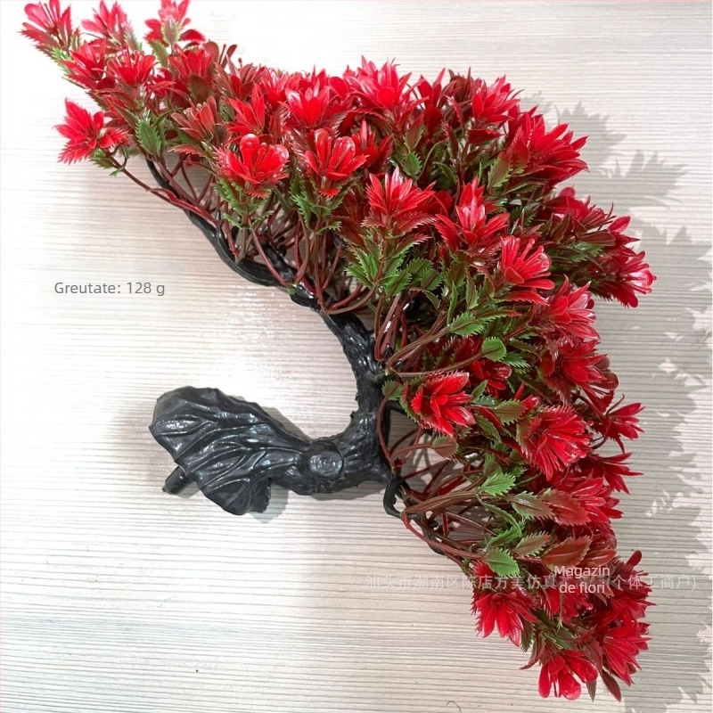 Transfrontalieră Rose Grass Simulare Bun Venit Pin Plant Ghiveci Plante Interioare Verde Plante Bonsai Desktop Fake Floare Acasă Decorare Ornamente