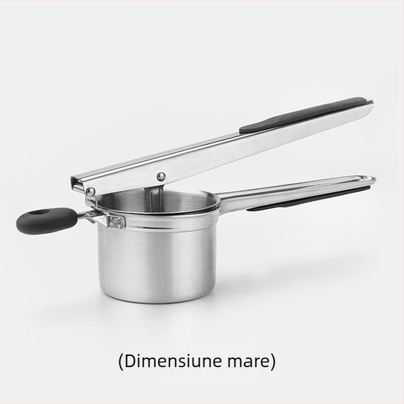 Storcător manual din oțel inoxidabil pentru cartofi, zdrobitor de cartofi, zdrobitor de cartofi îngroșat, storcător de fructe