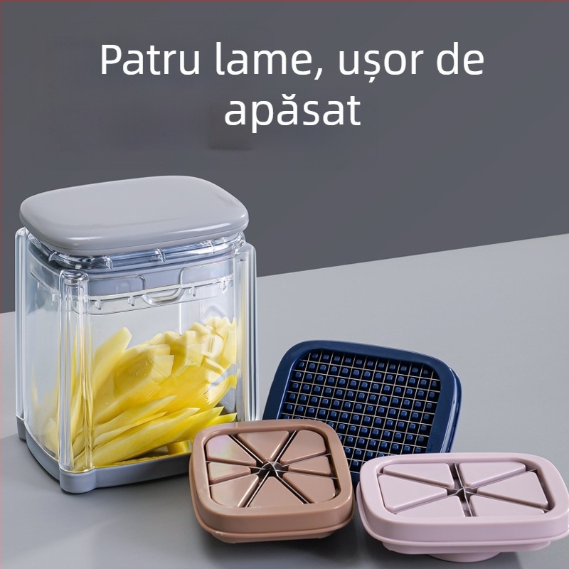 [Strict selectat] Cuțit special pentru cartofi prăjiți, tăietor de morcovi, tăietor multifuncțional de legume, divizor de roșii și mere