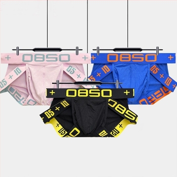 [Figură neagră] lenjerie intimă sexy pentru bărbați, curea înaltă, din bumbac, sport, cu șold convex, tip U