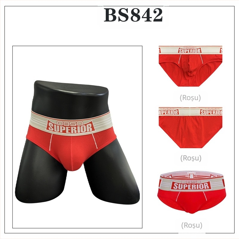 0850 lenjerie intimă bărbătească transfrontalieră din bumbac, confortabilă, la modă, chiloți bărbătești, lot direct din fabrică BS842