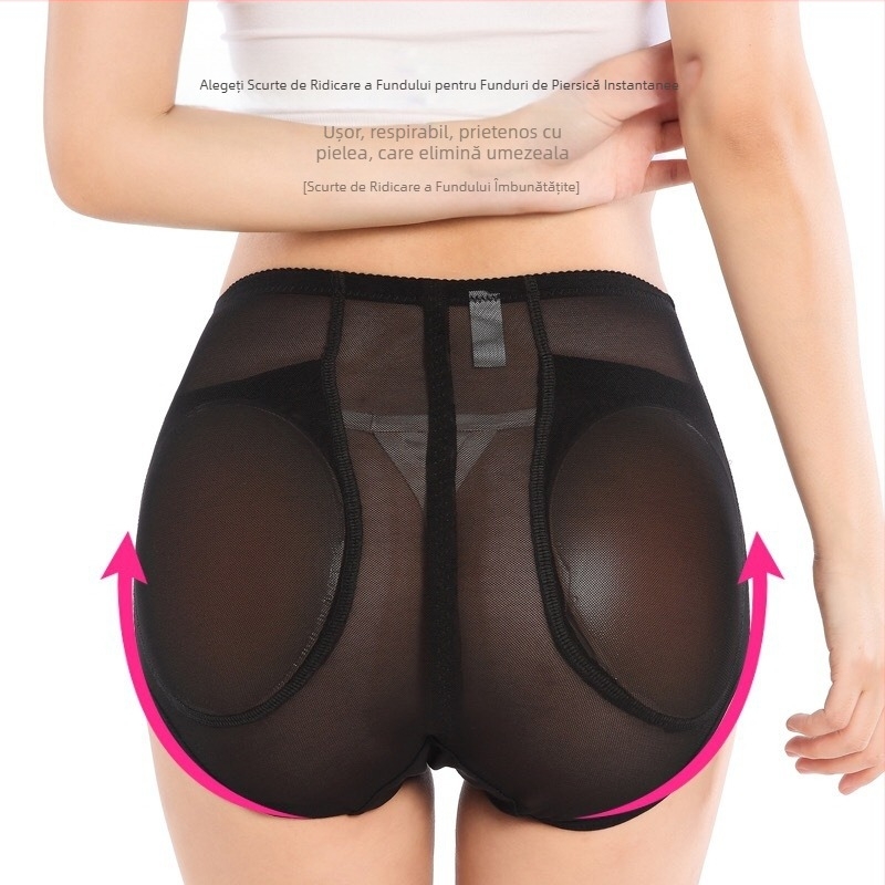 Lenjerie intimă din silicon pentru fund fals, pantaloni pentru ridicarea șoldurilor pentru femei, pantaloni sexy cu pernă de șold, pantaloni modelatori de șold, plus pernă, pantaloni modelatori de șold