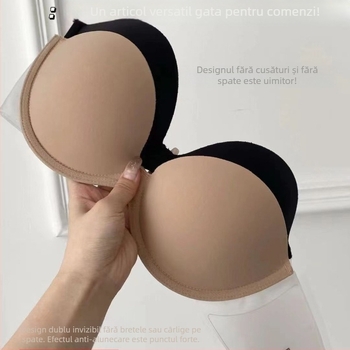 Ediție de calitate, fără bretele, fără bretele, bust, autocolant antiderapant, lenjerie intimă, rochie de mireasă, fără urme, purtare sexy, spate gol, adunare ascunsă