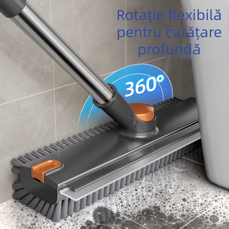 Perie de toaletă Gap, perie de podea, perie specială dură, mâner lung, curățare baie, covor, perie de toaletă