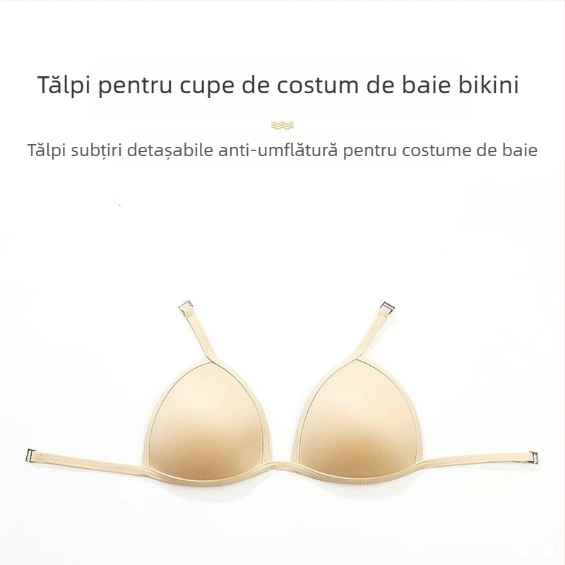 Tampoane de sutien cu cupă de activitate Bikini, anti-umflare, tampoane de sutien profesionale pentru costume de baie cu cârlig detașabil pentru cupe de costume de baie de curse