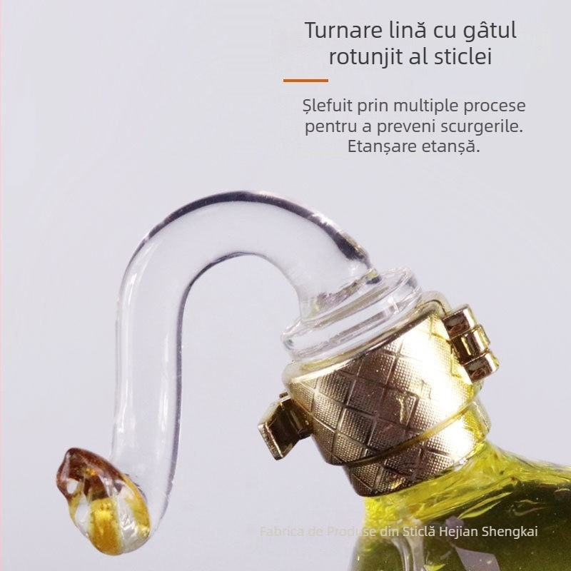 Sticlă de vin leu, sticlă borosilicată de înaltă calitate, formă de animal creativ leu, sticlă de vin, capacitate 750 ml, vin artificial suflat